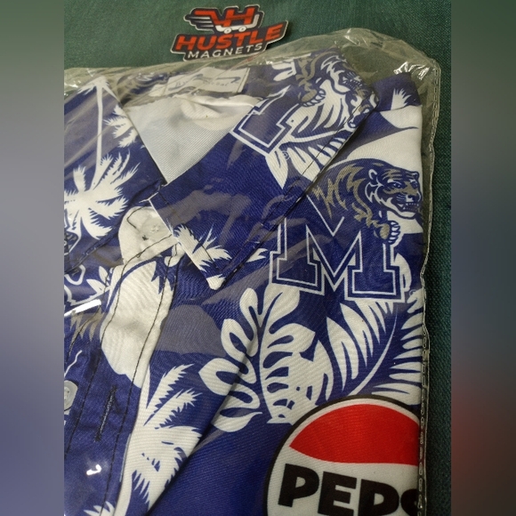 Memphis Tigers Hawaiian Pepsi Shirt Fan Exclusive Sz XL New - Picture 2 of 7